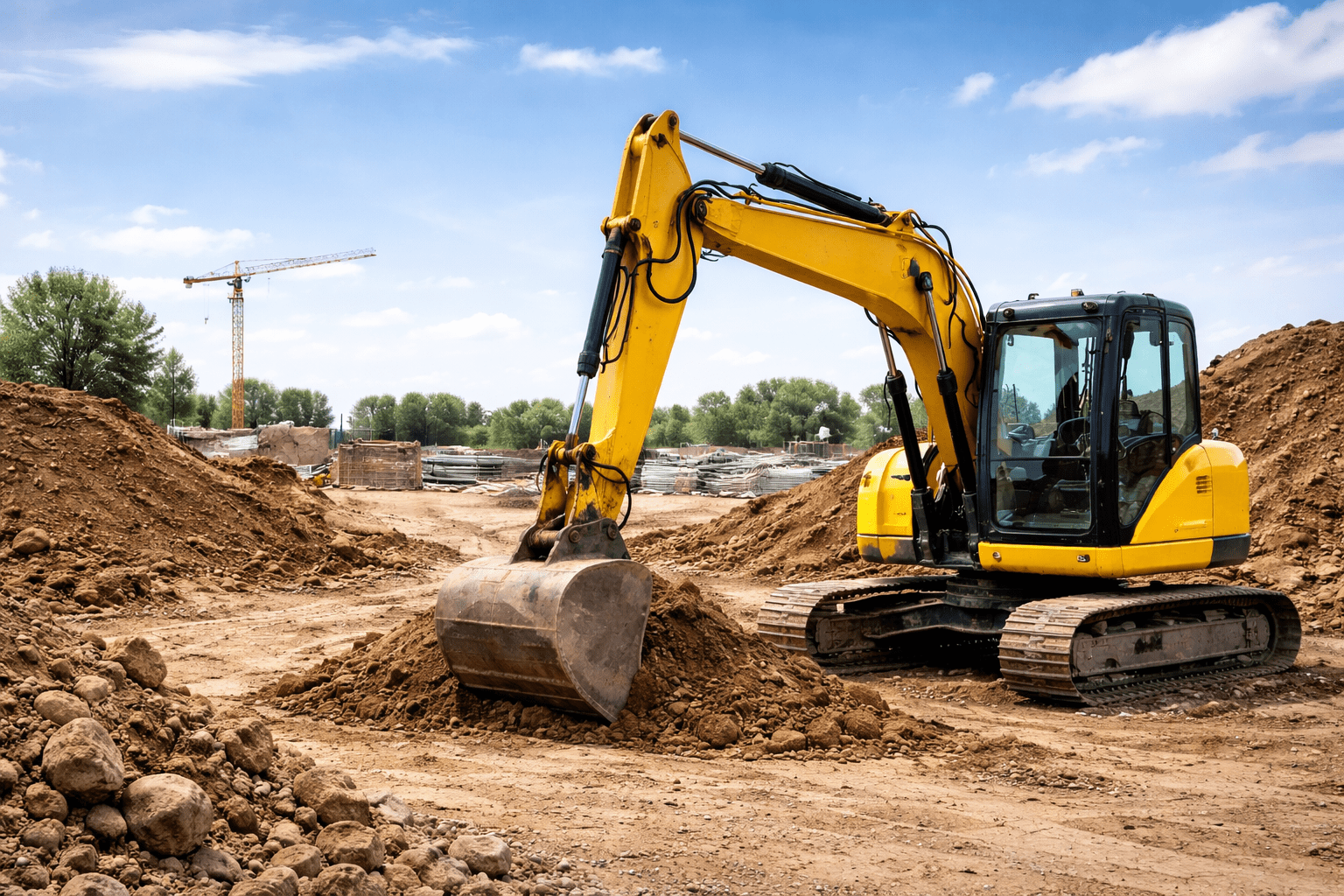 Midi bager – prednosti i cijene bagera 5 do 6 tona